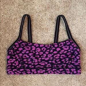 Lululemon Straight Up Leopard Sports Bra